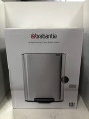 BRABANTIA BO PEDAL BIN WITH 1 INNER BUCKET 60 LITRE RRP- £210