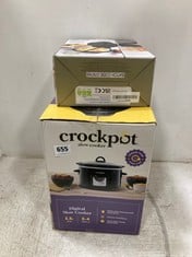 CROCKPOT 3.5L OVAL DIGITAL SLOW COOKER TO INCLUDE SALTER OMELETTE MAKER