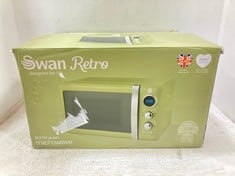 SWAN RETRO 20L 800W MICROWAVE OVEN GREEN