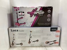 HURTLE SCOOTKID 3-WHEEL KIDS SCOOTER TO INCLUDE LIONELO LUCA SCOOTER