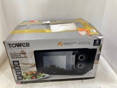 TOWER 20L 800W BLACK MANUAL MICROWAVE