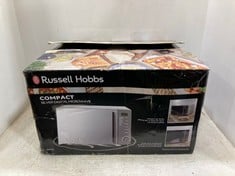 RUSSELL HOBBS COMPACT SILVER DIGITAL MICROWAVE - MODEL NO. RHM2017