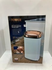 TOWER ROSE GOLD EDITION 58L SQUARE SENSOR BIN