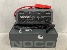 NOCO GBX155 BOOST X 4250A 12V ULTRASAFE PORTABLE LITHIUM JUMP STARTER - RRP £405