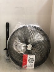 MASTERPRO 5 SPEED 20 INCH HIGH VELOCITY OSCILATING DRUM FAN WITH STAND 538778620