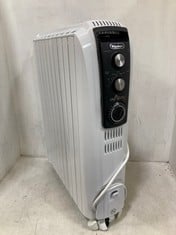 DELONGHI DRAGON 4 ELECTRIC OIL-FILLED RADIATOR WHITE TRD41025T - RRP £189