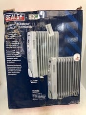 SEALEY 2500W 11 ELEMENT OIL-FILLED RADIATOR RD2500 - RRP £149