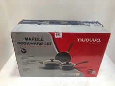 NOUVVA MARBLE COOKWARE SET TO INCLUDE TOWER 28CM ULTRA NON-STICK MULTI-PAN