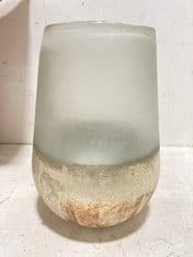 NGOLO RECYCLED GLASS VASE - AGED SMOKE - ONE SIZE - ITEM NO. NV0701 - RRP £65