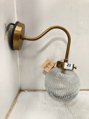 KONNIE BATHROOM WALL LAMP GLOBE - CLEAR - ONE SIZE (KL2501) - RRP £110