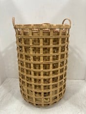 2 X STONE THE CROWS SET OF THREE TWO HANDLED BASKETS - TOTAL RRP £330