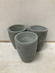 36 X STONE THE CROWS BEAKER - VERDIGRIS - GHT 10CM - TOTAL RRP £360