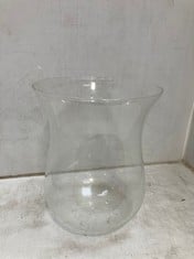 1 X STONE THE CROWS LARGE HURRICANE GLASS VASE