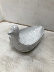 3 X STONE THE CROWS SMALL DUCK BOWL - TOTAL RRP £99