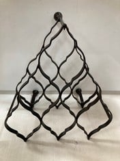 6 X STONE THE CROWS SIX BOTTLE WALL WINE RACK - HGT 33CMS