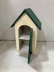 2 X STONE THE CROWS LARGE BIRD HOUSE