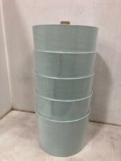 10 X STONE THE CROWS SHADE NUMBER FOUR : LIGHT AQUA - 22.5X24.5X17.5CMS - TOTAL RRP £260