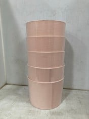 10 X STONE THE CROWS SHADE NUMBER FOUR : PASTEL PINK - 22.5X24.5X17.5CMS - TOTAL RRP £260