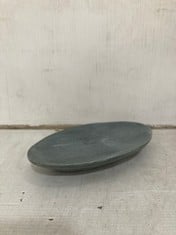 36 X STONE THE CROWS SMALL OVAL DISH - VERDIGRIS - Length 17CM - TOTAL RRP £324