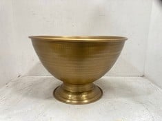 NALGORA WINE & CHAMPAGNE BUCKET - ANTIQUE BRASS - ONE SIZE (NB2701) - RRP £95