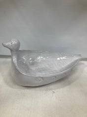 6 X STONE THE CROWS LARGE DUCK BOWL - LNG 36CMS - TOTAL RRP £240