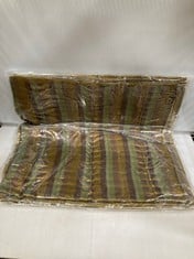 120 X STONE THE CROWS LARGE ORGANZA CUSHION COVER - GREEN - SQ 60CM - TOTAL RRP £1200