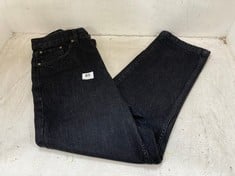 BARBOUR MOORLAND HIGH RISE JEAN IN BLACK SIZE 12