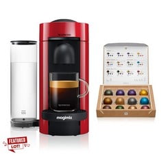 NESPRESSO VERTUO PLUS AUTOMATATIC POD COFFEE MACHINE - RED - RRP £150