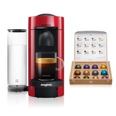 NESPRESSO VERTUO PLUS AUTOMATATIC POD COFFEE MACHINE - NO ORGINAL BOX - RED - RRP £150