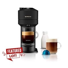 NESPRESSO VERTUO PLUS AUTOMATATIC POD COFFEE MACHINE - MAT BLACK - RRP £150