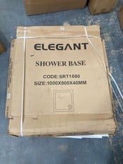 ELEGANT SHOWER BASE APPROX 1000 X 800 X 40MM - PRODUCT CODE. SRT1080 - RRP £126 (ZONE 2)