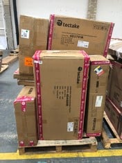 PALLET OF ASSORTED ITEMS / PARTS TO INCLUDE TECTAKE GARDEN FURNITURE VENICE - FOR 6 TO 7 PEOPLE, OUTDOOR SOFA SET - PRODUCT CODE. 403701 (BOX 1/4, PART ONLY) (ZONE 1) (KERBSIDE PALLET DELIVERY)