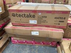 TECTAKE GARDEN FURNITURE PULA - OUTDOOR SOFA SET WITH TABLE AND SEATING BENCH - PRODUCT CODE. 404793 - RRP £445 (ZONE 1) (KERBSIDE PALLET DELIVERY)