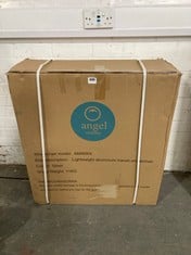 ANGEL MOBILITY LIGHTWEIGHT ALUMINIUM TRANSIT WHEELCHAIR - MODEL NO. AMW004 - RRP Â£140 (ZONE 2)