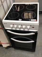 HADEN 50CM ELECTRIC DOUBLE OVEN IN WHITE - RRP £339 (ZONE 4)