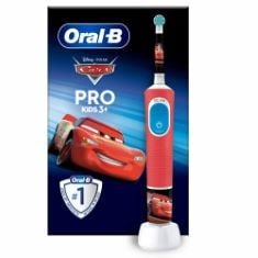 1 X ORAL-B PRO KIDS 1 HANDLE DISNEY CARS, 1 BRUSH ELECTRIC TOOTHBRUSH, 3 YEARS AND UP.