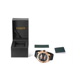 GAMAGES OF LONDON LIMITED EDITION HAND ASSEMBLED CENTURION AUTOMATIC BLACK ROSE WATCH RRP £715.