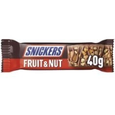 12 X SNICKERS FRUIT & NUT MILK CHOCOLATE SNACK BAR 40G (BOX OF 18) BB: 09/10/2024.