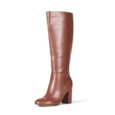 3X ASSORTED SHOES TO INCLUDE ESSENTIALS WOMEN'S TALL-HEEL BOOT, CHESTNUT BROWN FAUX LEATHER, 4.5 UK WIDE, ESSENTIALS WOMEN'S TALL-HEEL BOOT, SNAKE FAUX LEATHER, 4.5 UK.