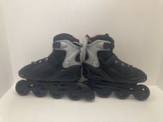 X2 ASSORTED ITEMS TO INCLUDE NO FEAR ROLLER BLADES SIZE 10.