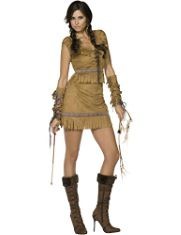 APPROX X14 ASSORTED ADULT FANCY DRESS TO INCLUDE GENERIQUE - SEXY INDIAN COSTUME FOR WOMEN- M, DRESS UP AMERICA FIRE FIGHTER JACKET FOR ADULTS - ONE SIZE (ADULTS).