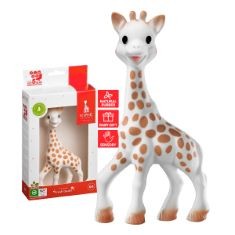 APPROX X21 ASSORTED BABY ITEMS TO INCLUDE SOPHIE LA GIRAFE ORIGINAL BABY TEETHING TOY ,100 % NATURAL RUBBER PHTHALATE - FREE EASY TO GRIP BABY TEETHER , SUITABLE FOR NEWBORN BABIES - FRESH TOUCH BOX.