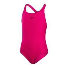 X15 ASSORTED KIDS SWIMWEAR TO INCLUDE SPEEDO JUNIOR GIRL'S ECO ENDURANCE+ MEDALIST SWIMSUIT | CHLORINE RESISTANCE | RECYCLED FABRIC | COMFORT FIT | SWIMMING LESSONS | SWIM HOLIDAY, ELECTRIC PINK, 11-