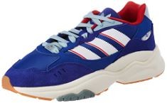 ADIDAS MEN'S RETROPY F90 SNEAKERS, SEMI LUCID BLUE OFF WHITE BETTER SCARLET, 11 UK.