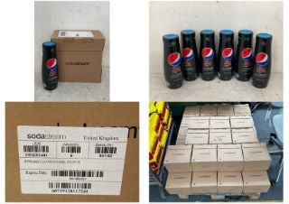 PALLET OF 34X PEPSI MAX NO SUGAR SODA STREAM SPARKLING DRINK MIX (440ML X 6 PACK) EXP:26/10/2024 (COLLECTION ONLY)