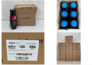 10 X PEPSI MAX NO SUGAR SODA STREAM SPARKLING DRINK MIX (440ML X 6 PACK) EXP:26/10/2024 (COLLECTION ONLY) (CAGE NOT INCLUDED)