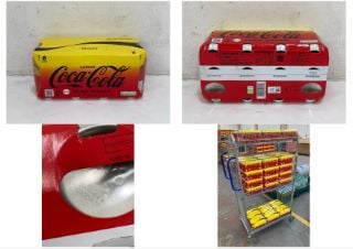 CAGE OF 360 X CANS OF LEMON COCA-COLA ZERO SUGAR (PACK OF 8 CANS X 330ML) BBE:30/11/24 (COLLECTION ONLY-CAGE NOT INCLUDED)