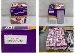 PALLET OF 108 X PAEDIA SURE SHAKE IN CHOCOLATE FLAVOUR (PACK OF 4 X 200ML) BBE: 01/2025 (COLLECTION ONLY)