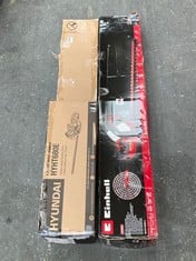 HYUNDAI ELECTRIC HEDGE TRIMMER - MODEL NO. HYHT680E TO INCLUDE EINHELL CORDLESS HEDGE TRIMMER-RRP £165