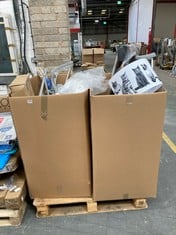 PALLET OF ASSORTED ITEMS TO INCLUDE NRS HEALTHCARE CHAIR TABLE-DIVAN STYLE M01278